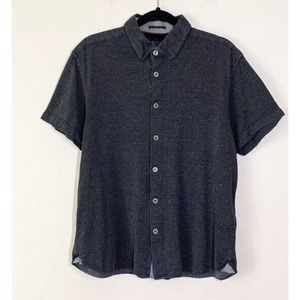 Ted Baker Waterco Slim Fit Short Sleeve Button Polo Shirt Men's 5 US 42in